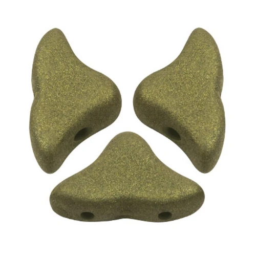 Perle in vetro Helios® di Puca® 6x10mm - Trendy Olive Mat x10g