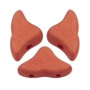 Perle in vetro Helios® di Puca® 6x10mm - Trendy Sienna Mat x10g