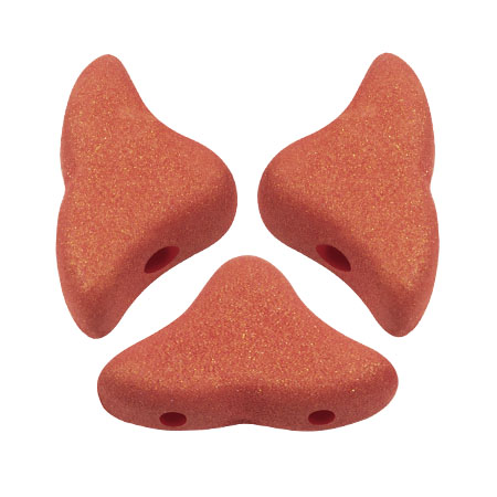 Perle in vetro Helios® di Puca® 6x10mm - Trendy Sienna Mat x10g