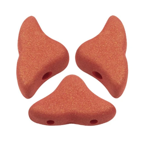 Perle in vetro Helios® di Puca® 6x10mm - Trendy Sienna Mat x10g