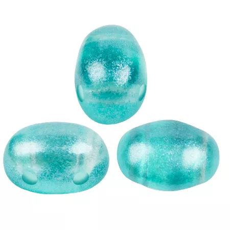 Perle di vetro Samos® by Puca® 7x5 mm - Riviera Azur x10g