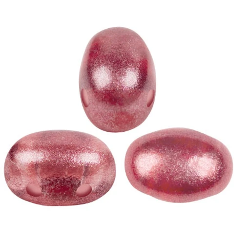 Perle di vetro Samos® by Puca® 7x5 mm - Riviera Cherry x10g