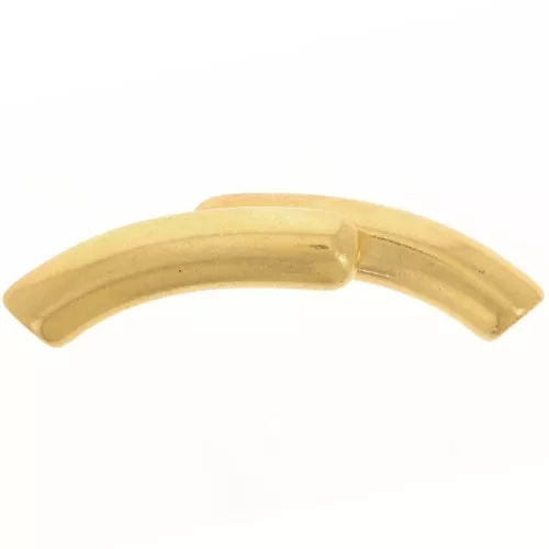Chiusura magnetica a 2 cilindri per cordino da 5 mm - Dorato con oro fino x1