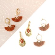 Orecchini a cerchio sottili da 18 mm - Filo da 0,8 mm - Dorati con oro fino x20