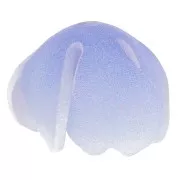 Perlina fiore da 13 mm in plastica - Fiordaliso x1