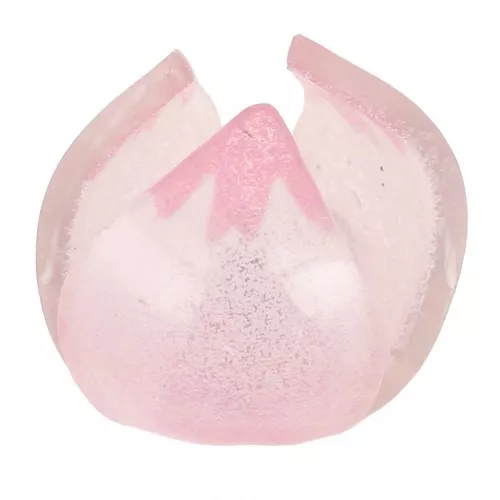 Perla fiore in plastica 10 mm - Rosa x1