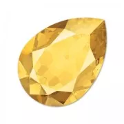 Cabochon PureCrystal 4320 pera mm. 14x10 Crystal Metallic Sunshine x1