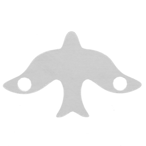 Distanziatore per rondini 9,5x15 mm - Argento 925 x1