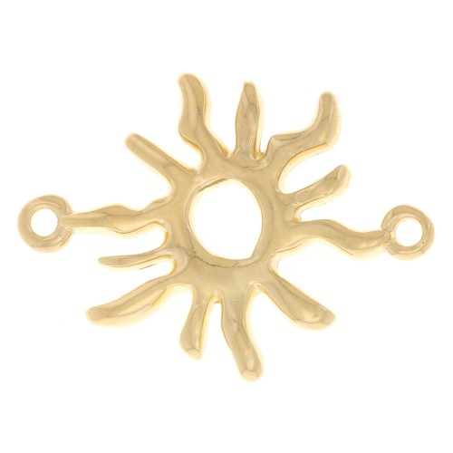 Distanziatore irregolare 26x19 mm - Dorato con oro fino x1