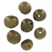 Perla Acai di Brasile 8 mm Khaki x 10