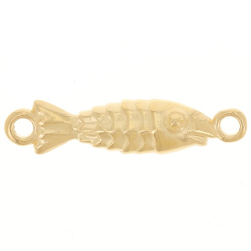 Distanziatore pesce 26x6 mm - Dorato con oro fino x1