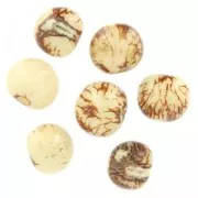 Perla Acai di Brasile 8 mm Naturale effetto marmo x 10