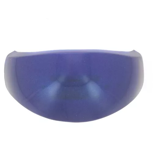 Accessorio per capelli - per scrunchie elastico - 52x28 mm in resina metallizzata blu notte