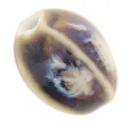 Beige - Perline ovali in ceramica 13x9 mm - Marrone - Blu - Beige marblex10 Perline ovali in ceramica 13x9 mm - Marrone - Blu - Beige marblex10