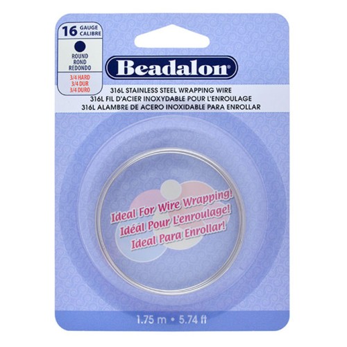 Filo tondo da 1,3 mm - acciaio inox 316L x1,75 m