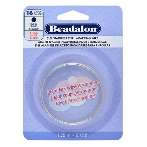Filo tondo da 1,3 mm - acciaio inox 316L x1,75 m