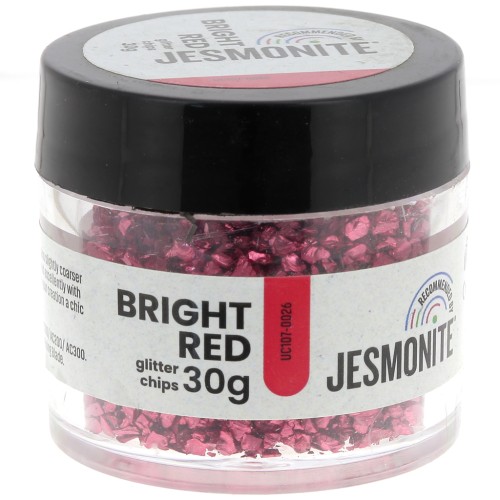 Brillantini - Jesmonite - Rosso x30g