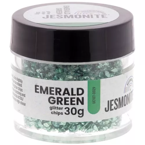 Brillantini - Jesmonite - Verde smeraldo x30g