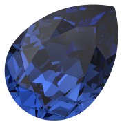Cabochon PureCrystal 4320 8x6 mm Cabochon - Reinvented Dark Sapphire x1