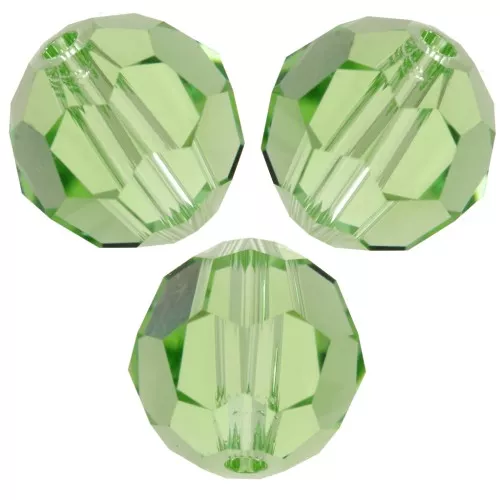 Perla tonda PureCrystal 5000 8 mm - Reinvented Peridot x1