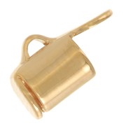 Terminale per tessitura perle Miyuki e Delica 5 mm - Placcato oro 3 micron x1|raw }}