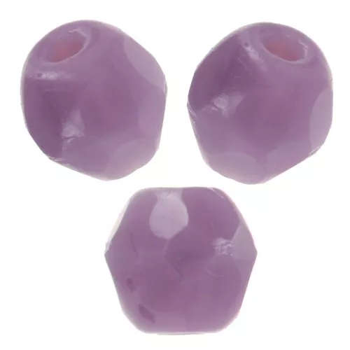 Sfaccettate 3 mm - Ametista opaca x50