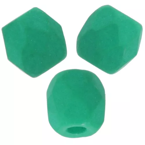 Sfaccettate 3 mm - Alabastro Neon Smeraldo x50