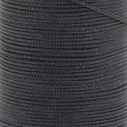 Treccia di seta da 0,8 mm - Nero x1m
