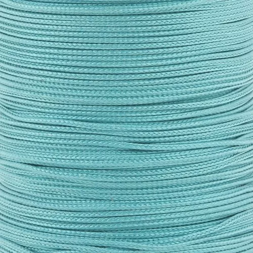 Treccia di seta da 0,8 mm - Turchese x1m
