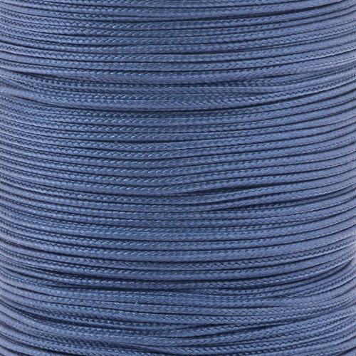 Treccia di seta da 0,8 mm - Blu scuro x1m