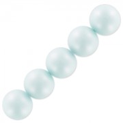 Perline PureCrystal 5810 mm. 12 Pastel Blue Pearl x4|raw }}