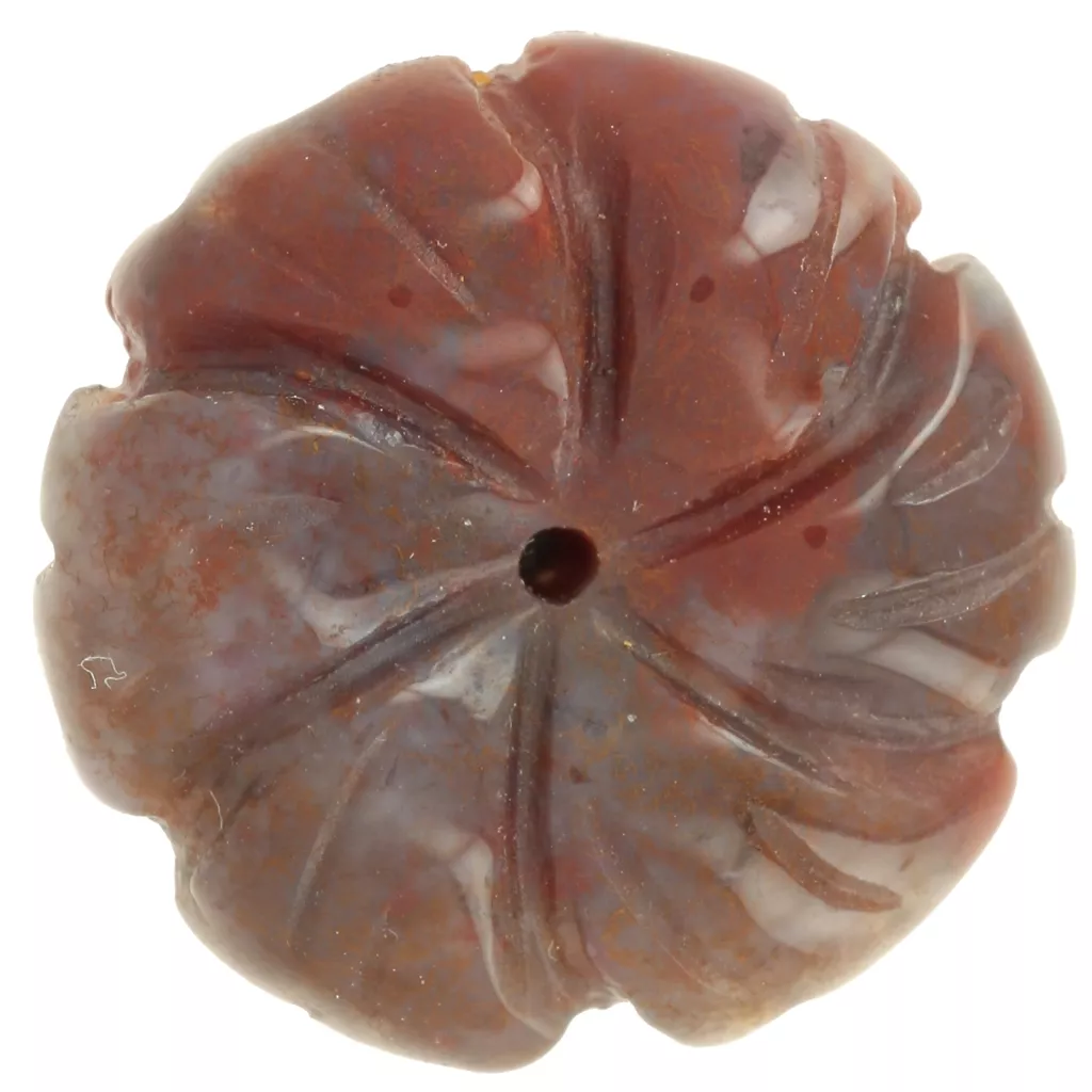 Pendente a forma di fiore in pietra semipreziosa da 20 mm - Agata ...