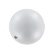 Perlina PureCrystal mezza forata 5818 mm. 10 Pastel Grey Pearl x1|raw }}