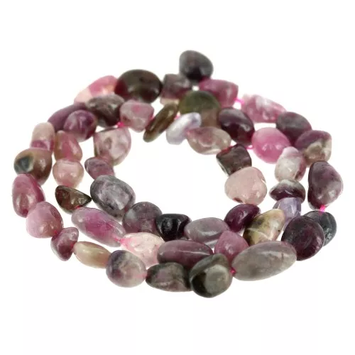 Perle irregolari 6-7 mm pietra semipreziosa - Tormalina x40cm