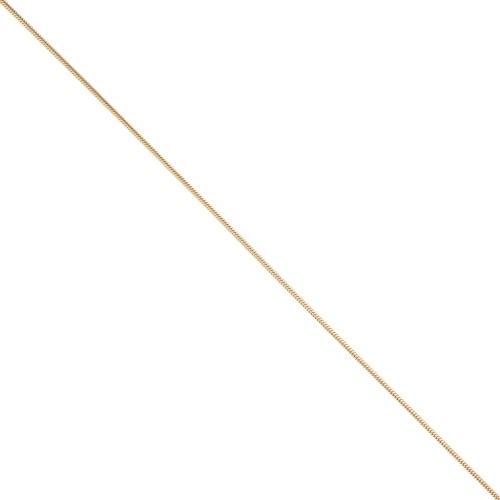 Catena maglia serpentina da 1,2 mm - Acciaio inossidabile 316L Dorato x50cm