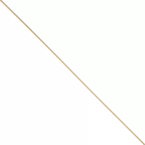 Catena maglia serpentina da 1,2 mm - Acciaio inossidabile 316L Dorato x50cm