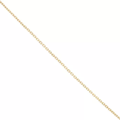 Catena maglia limata da 2 mm - Acciaio inossidabile 316L Dorato x50 cm