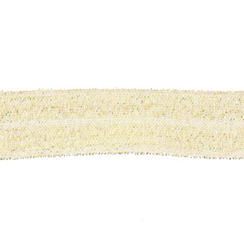 Nastro elastico piatto da 16 mm - Dorato x1m