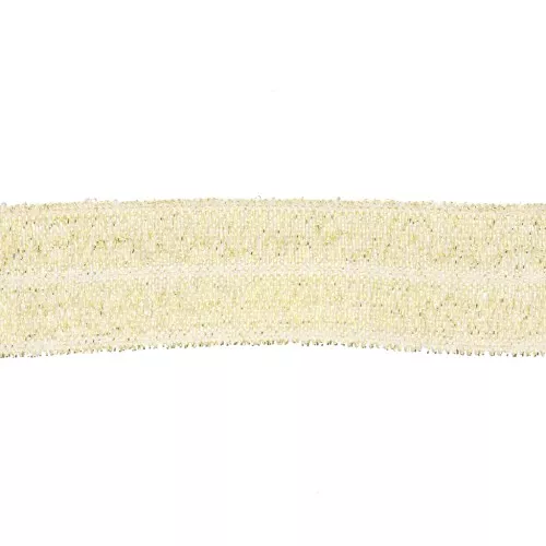 Nastro elastico piatto da 16 mm - Dorato x1m