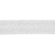 Nastro elastico piatto da 16 mm - Glitter argento x1m