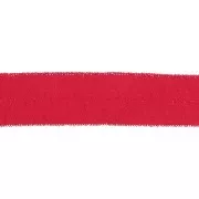 Nastro elastico piatto da 16 mm - Rosso glitter x1m