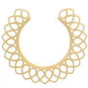 Distanziatore per collare traforato da 35 mm - acciaio inossidabile 316L Dorato x1