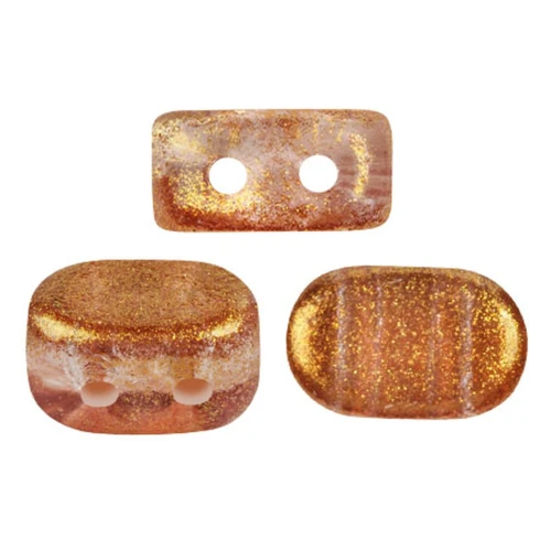Perle di vetro Lipsi® di Puca® 4x6 mm - Candy Caramel x10g