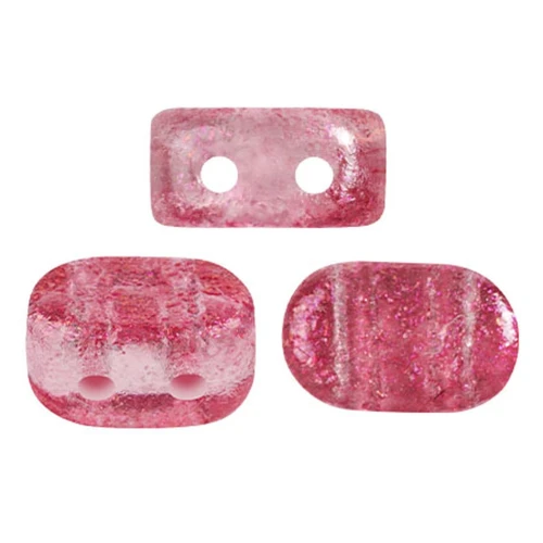 Perle di vetro Lipsi® di Puca® 4x6 mm - Candy Raspberry x10g
