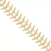Catena spighe mm. 12.5 dorato x cm. 50