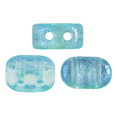 Perle di vetro Lipsi® di Puca® 4x6 mm - Candy Curacao x10g