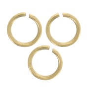 Anelli aperti 3x0,4 mm - Acciaio inossidabile 316L Dorato x50|raw }}