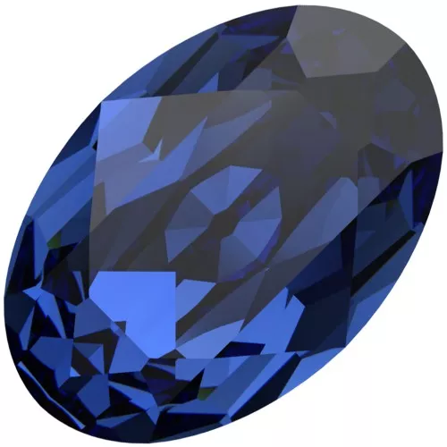 Cabochon PureCrystal 4120 6x4 mm -Reinvented Dark Sapphire x1