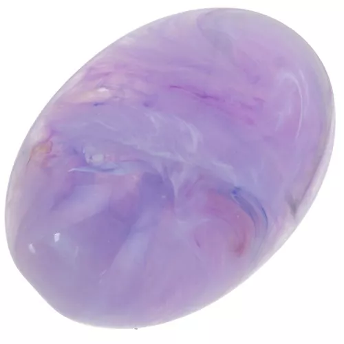 Cabochon ovale in resina, 18x13 mm - Lavanda marmorizzata x1