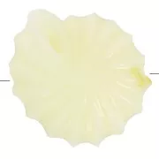 Perlina conchiglia in plastica 12 mm - Ecrù x8